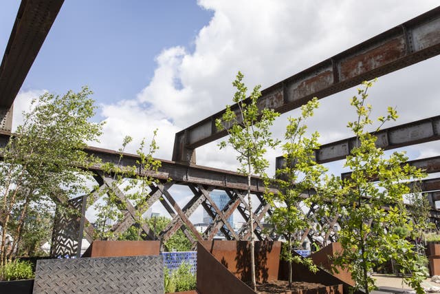 The 330-metre structure, built in 1892, has been transformed into an urban sky park (Annapurna Mellor/National Trust/PA)