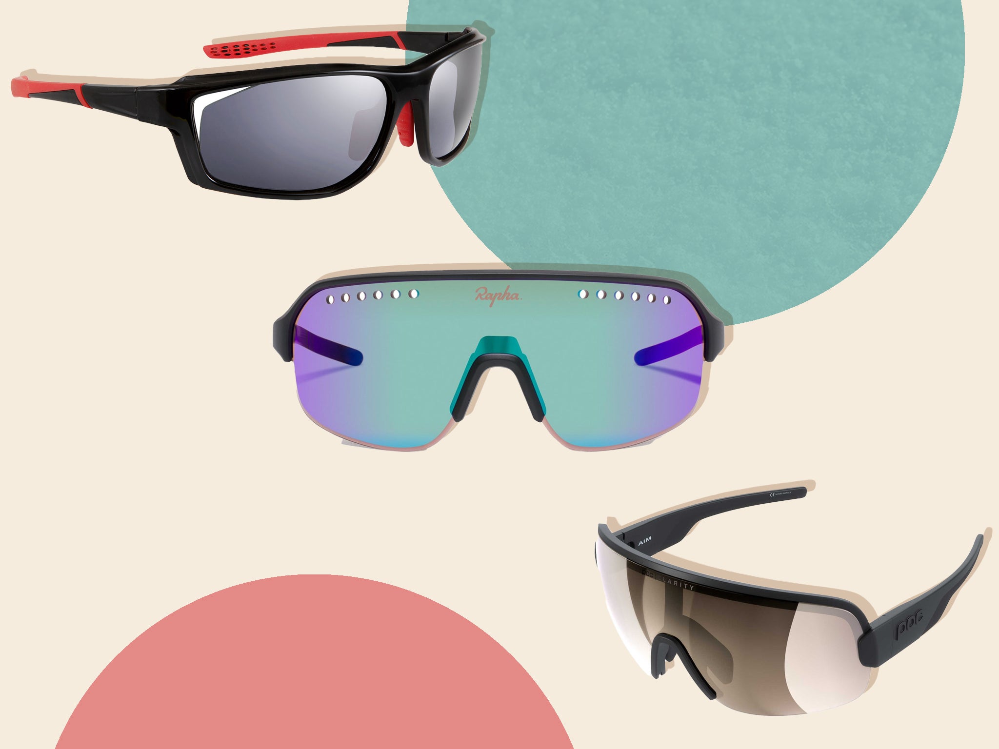 3 Lens Cycling Glasses Ultraviolet-Proof Sunglasses Women and Men Sport Bike Eyewear White Goggle 