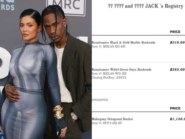 <p>Fans think they’ve found Kylie Jenner and Travis Scott’s secret wedding registry </p>