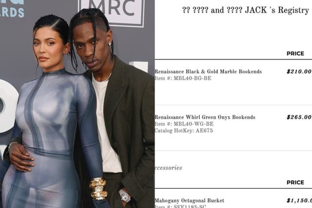 <p>Fans think they’ve found Kylie Jenner and Travis Scott’s secret wedding registry </p>