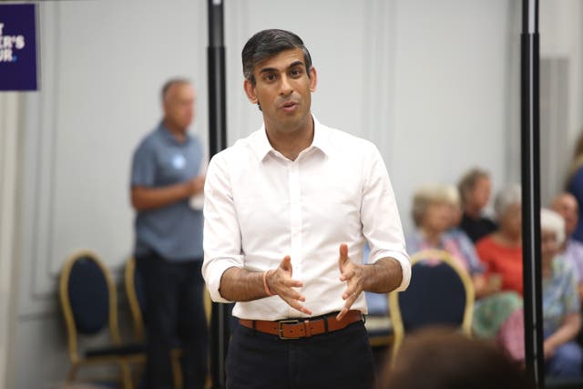 <p>Rishi Sunak will describe the NHS backlog as the ‘biggest public service emergency’ the country faces</p>