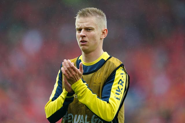 Oleksandr Zinchenko has joined Arsenal from Manchester City (Mike Egerton/PA)