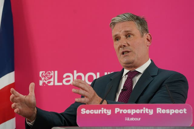 Labour leader Keir Starmer made a small reshuffle of his frontbench (Owen Humphreys/PA)