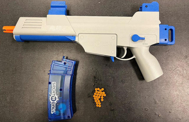 An 18-year-old Bronx teenager was shot and killed after playing with a bead blaster water gun similar to the one above (file photo)