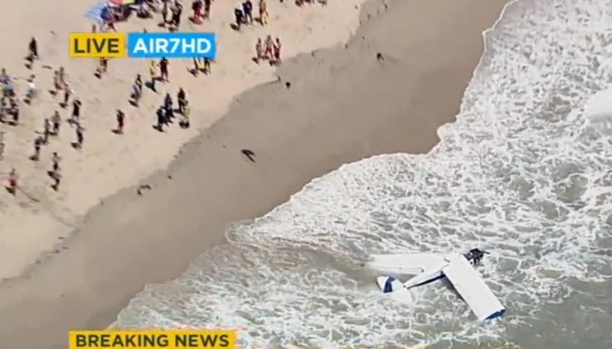 Small plane crashes into Pacific during California lifeguard competition