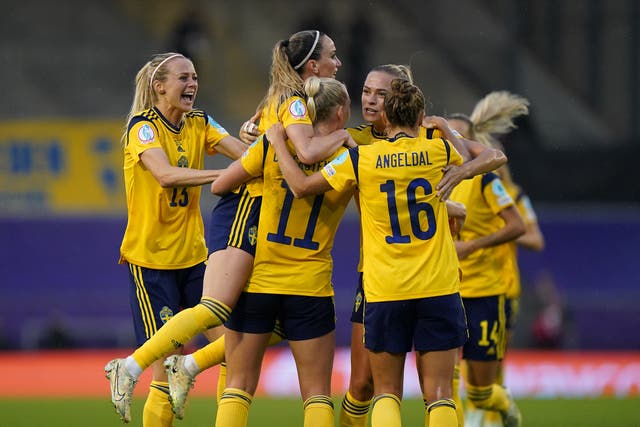 Sweden boss Peter Gerhardsson underlined his side will come up with an “extremely good plan” against England in the last four of Euro 2022 after they earned a last gasp 1-0 quarter-final victory over Belgium at Leigh Sports Village (Time Goode/PA)