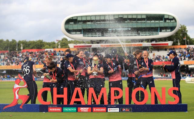England won the Women’s World Cup for a fourth time on this day in 2017 with a memorable victory against India at Lord’s (John Walton/PA)