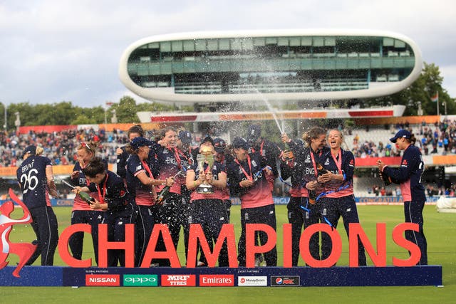 England won the Women’s World Cup for a fourth time on this day in 2017 with a memorable victory against India at Lord’s (John Walton/PA)