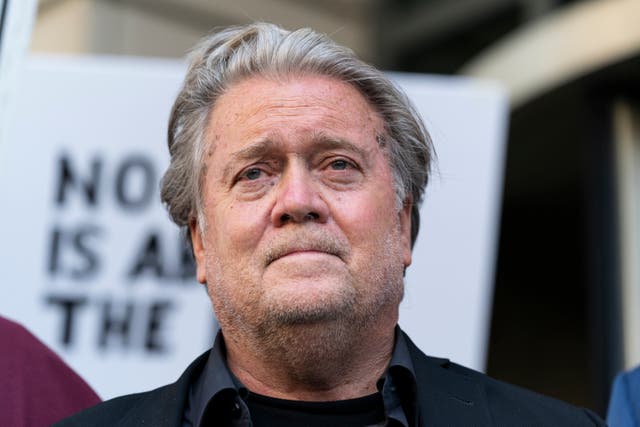 APTOPIX Juicio de Capitol Riot Bannon