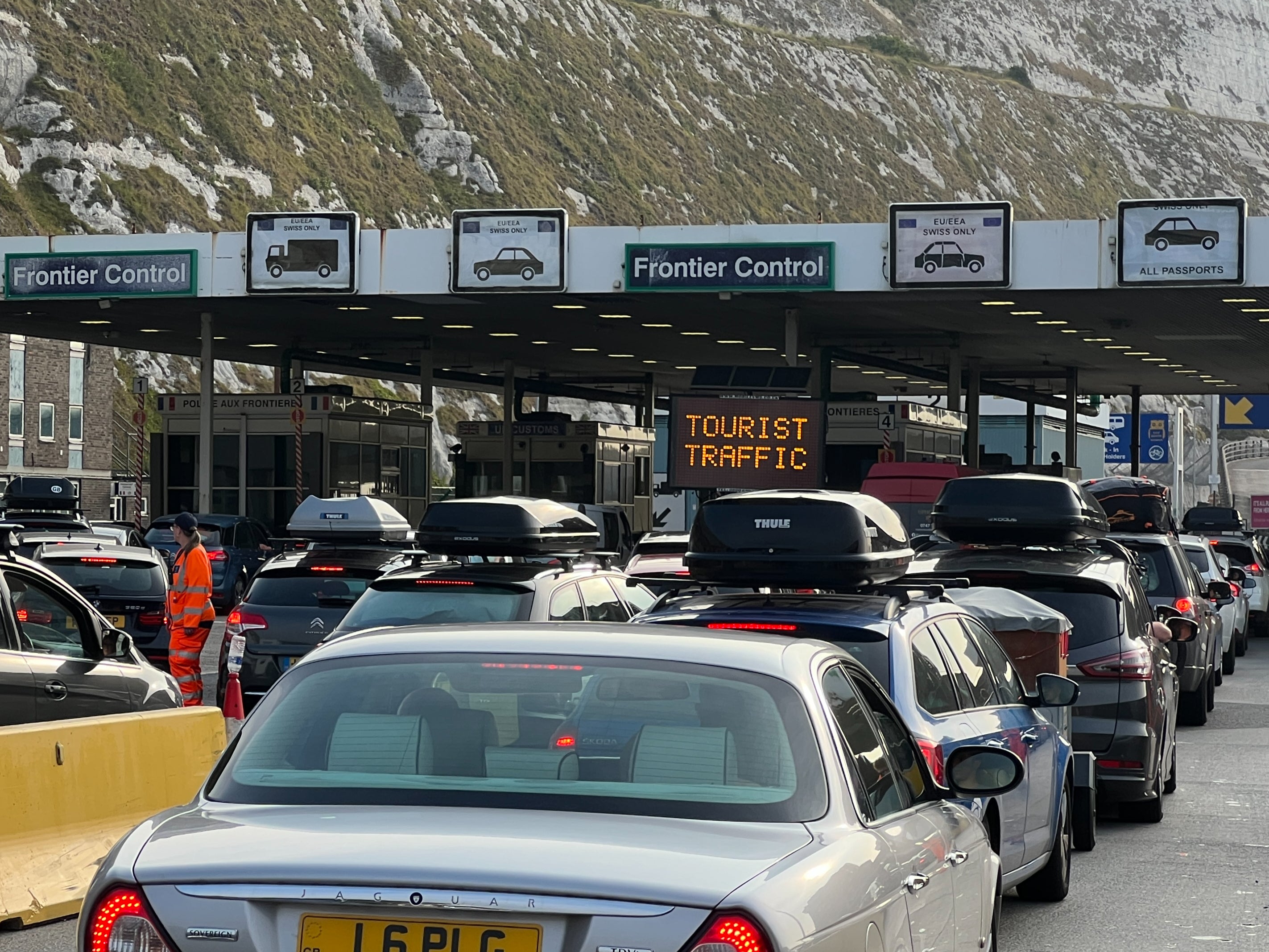 No-go area: Processing times have extended sharply at Dover since Brexit