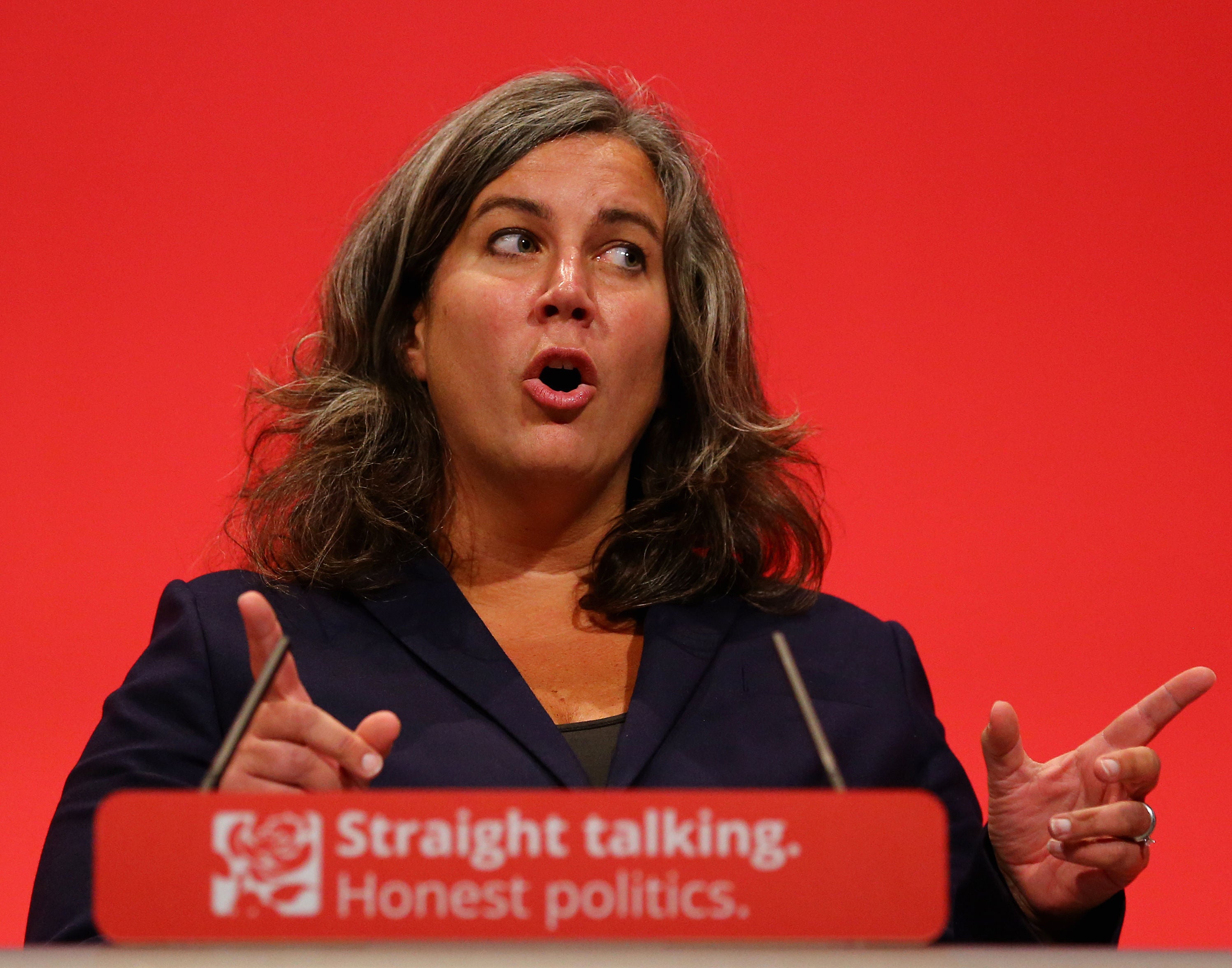 Heidi Alexander giving a speech at the Labour Party’s annual conference in 2015 (Gareth Fuller/PA)