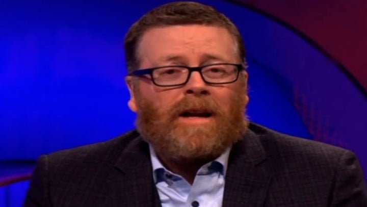 <p>Frankie Boyle hopes Boris Johnson gets dragged 'screaming into hell'</p>