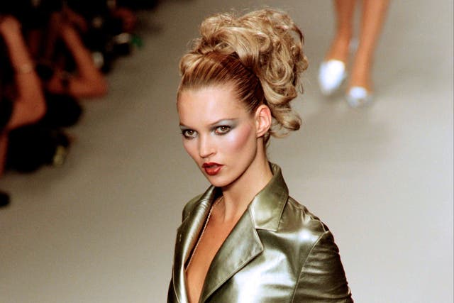 <p>Kate Moss rose to fame in the nineties</p>