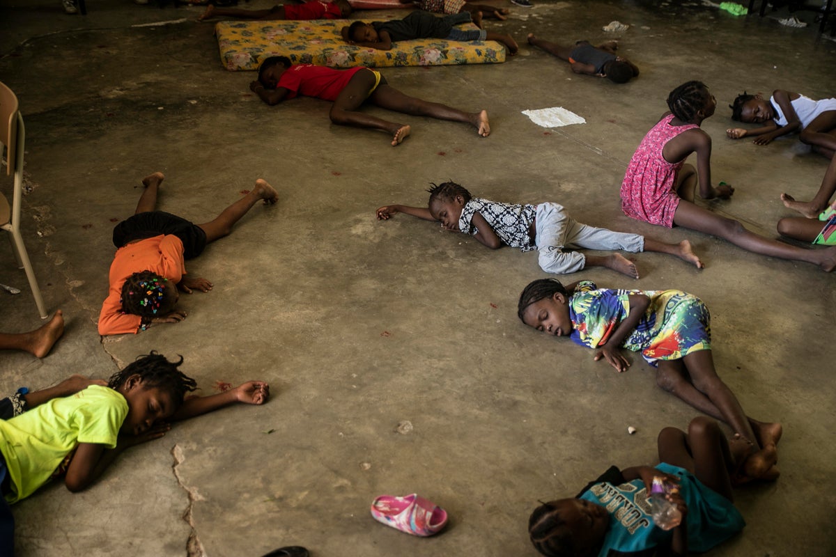 315 kids, adults shelter at school to escape Haiti gang war