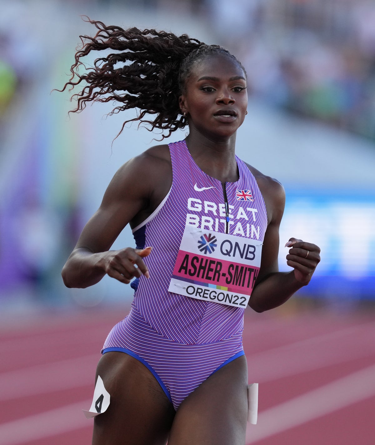 Heartbreak for Great Britain as Dina Asher-Smith injured in relay final