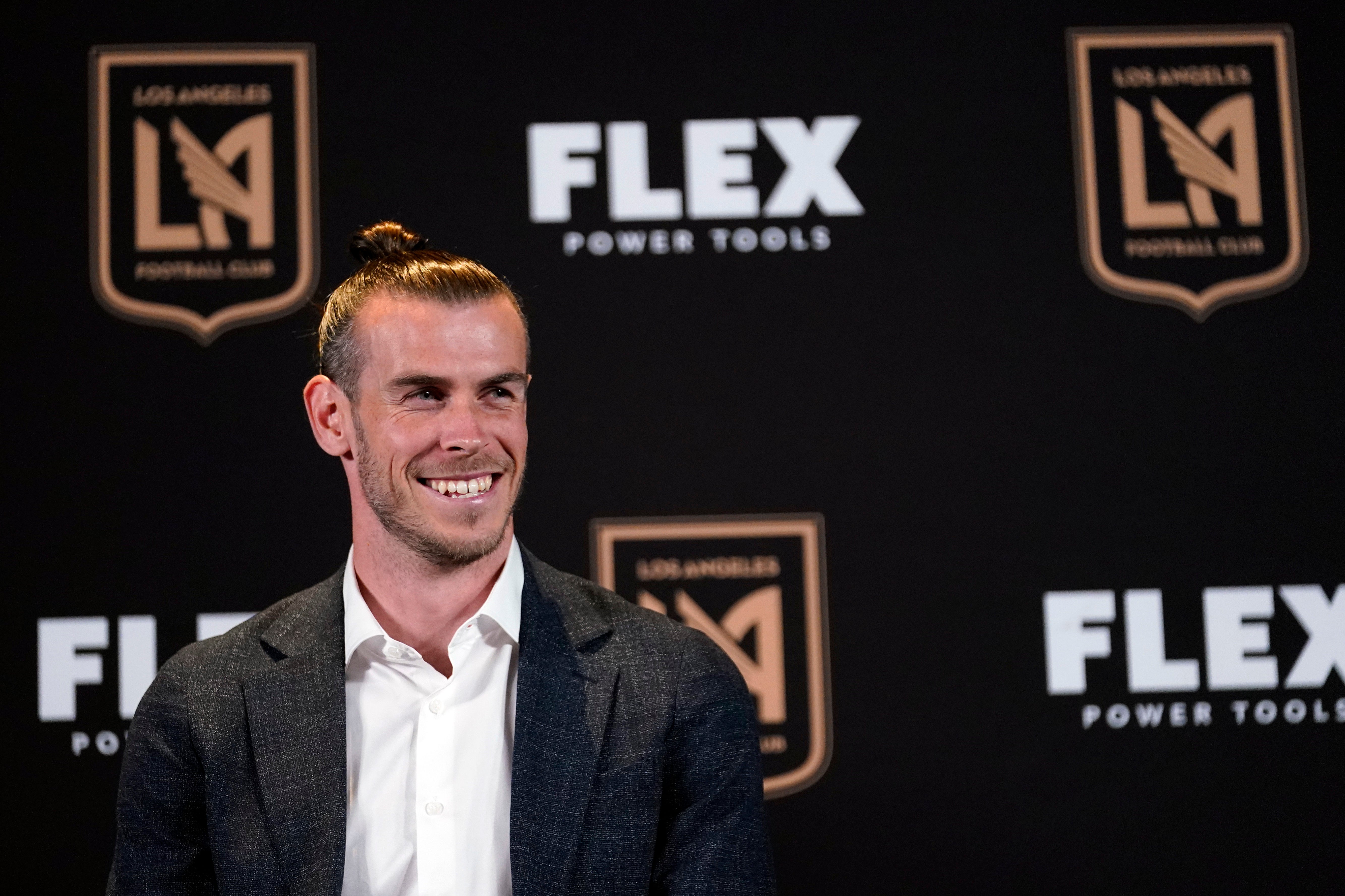 Gareth Bale opened his Major League Soccer account for Los Angeles FC on Saturday evening (Marcio Jose Sanchez/AP/PA)