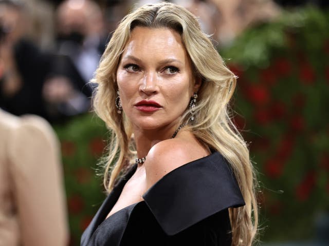 <p>Kate Moss rose to fame in the 1990s </p>