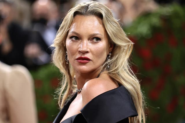 <p>Kate Moss rose to fame in the 1990s </p>