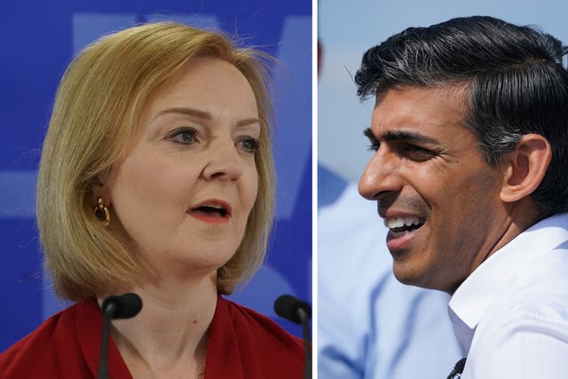 Liz Truss and Rishi Sunak have both pledged to crackdown on illegal migration (PA)