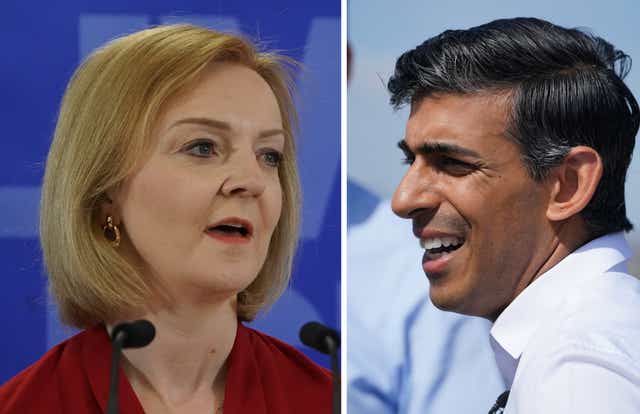 Liz Truss and Rishi Sunak have both pledged to crackdown on illegal migration (PA)