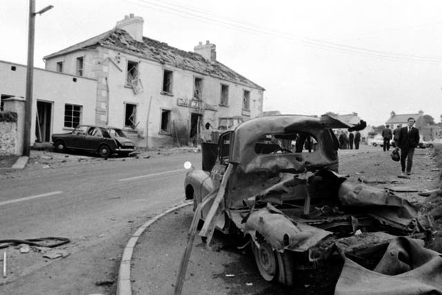 The aftermath in the Co Londonderry village of Claudy (PA)