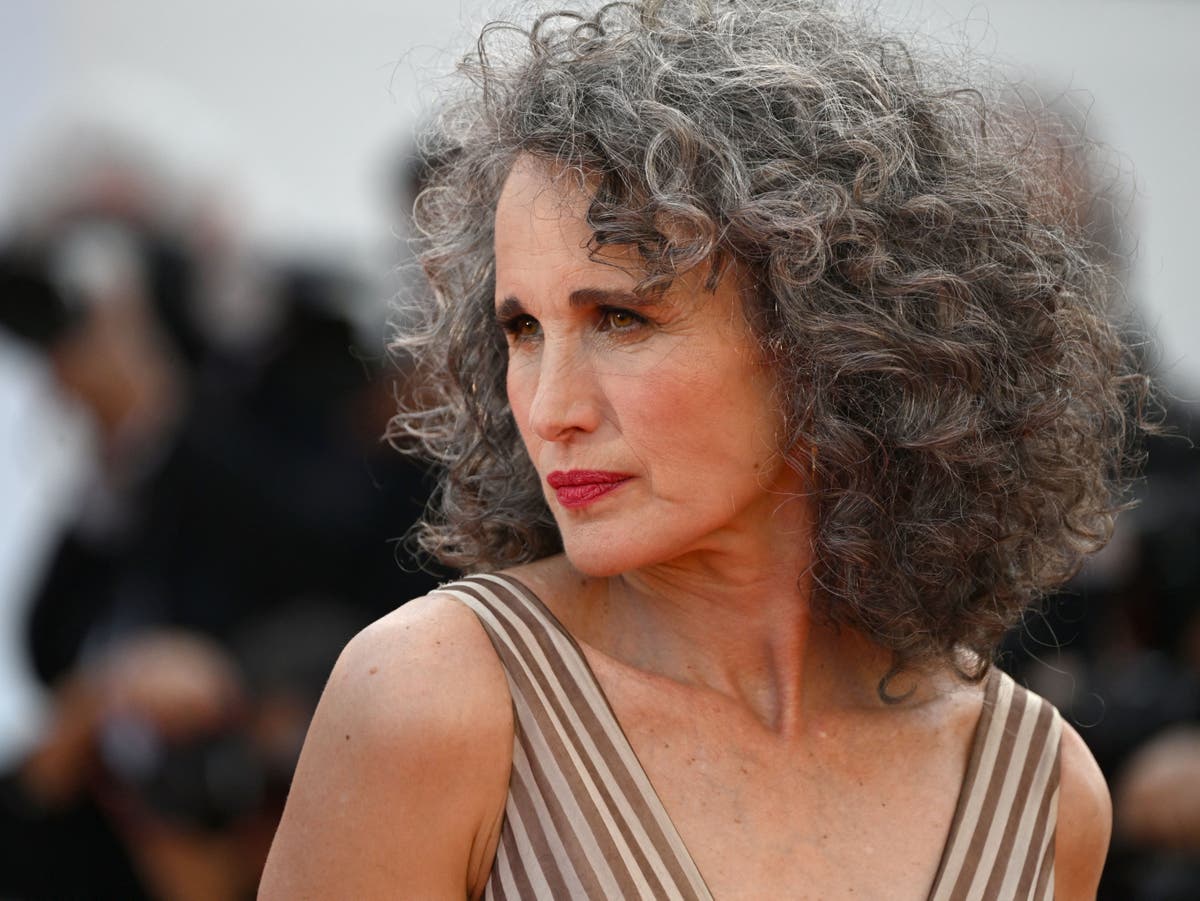 Andie MacDowell shares her advice for women wanting to feel comfortable in their appearance