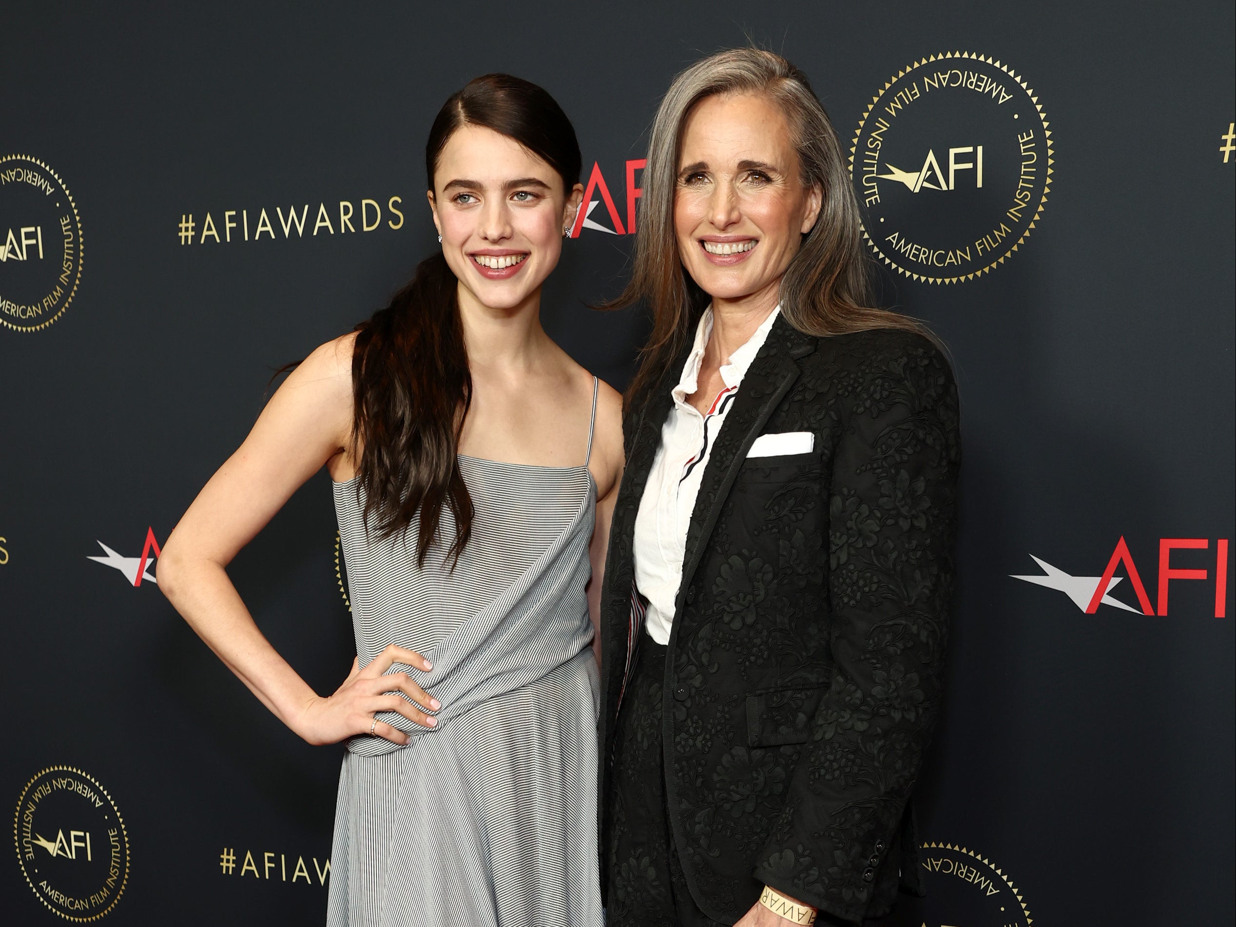 Andiew MacDowell and her daughter, Margaret Qualley, star in Netflix’s Maid together