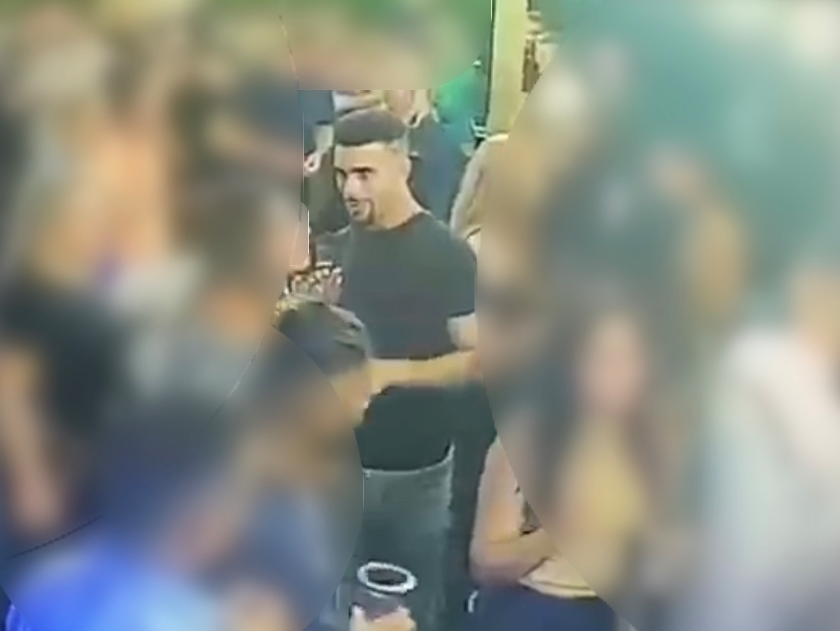 Police have appealed for information on this man in connection to a stabbing in a busy pub