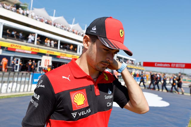 <p>Leclerc was in charge of the race at Circuit Paul Ricard before sensationally losing control of his Ferrari</p>