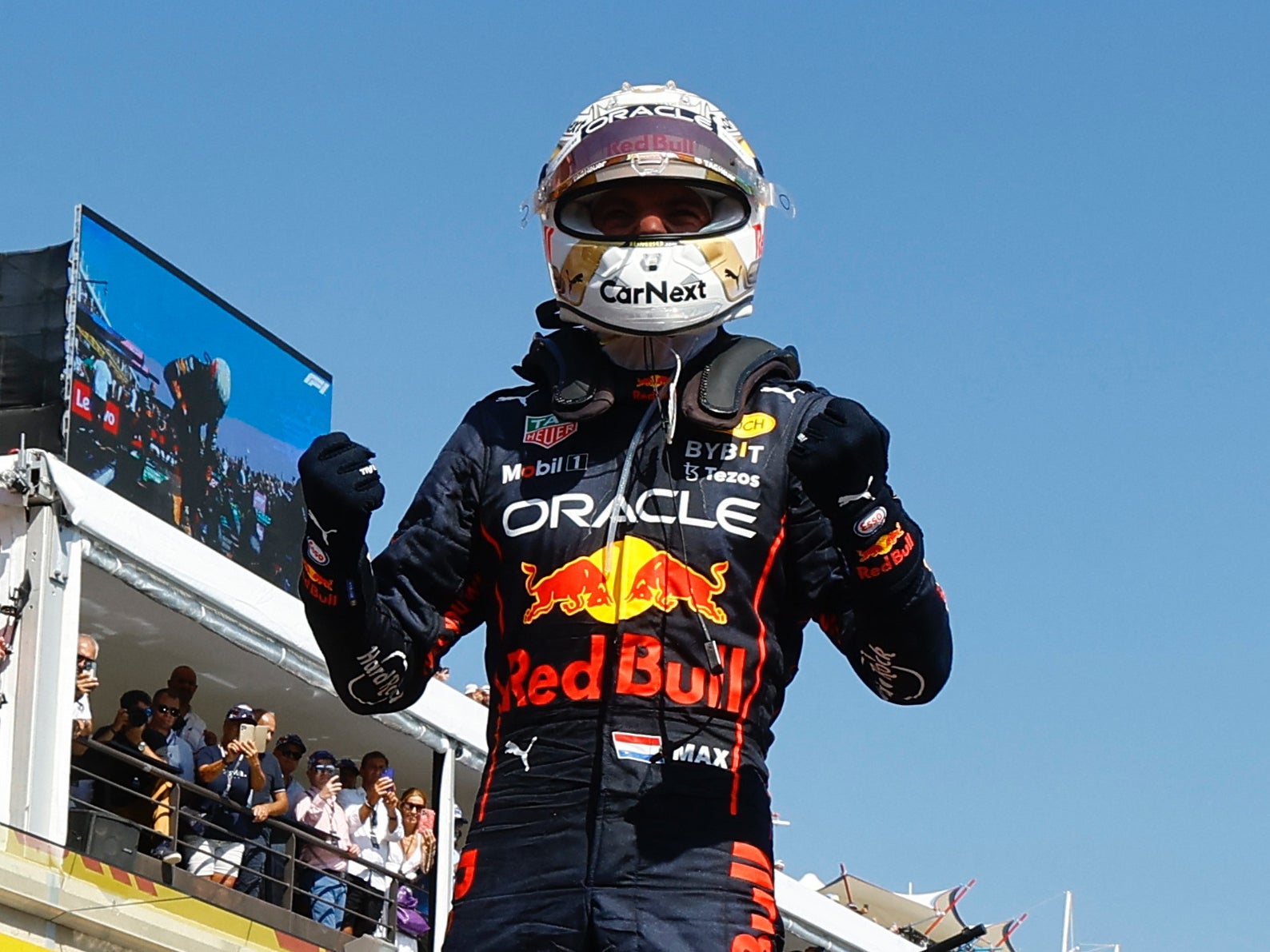Verstappen capitalised on Leclerc’s DNF to extend his championship lead