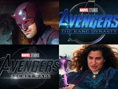 Marvel Phase 5 and 6: Full list of new MCU films and TV shows to be released until 2025 