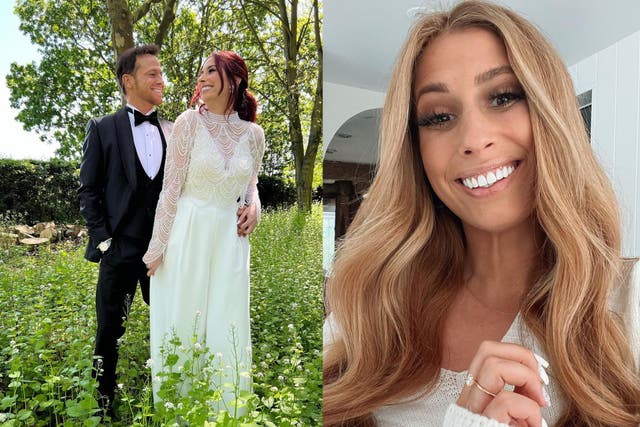<p>Stacey Solomon and Joe Swash married last month </p>