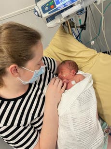 Baby’s arm amputated at 10 days old after he suffered blood clots in the womb