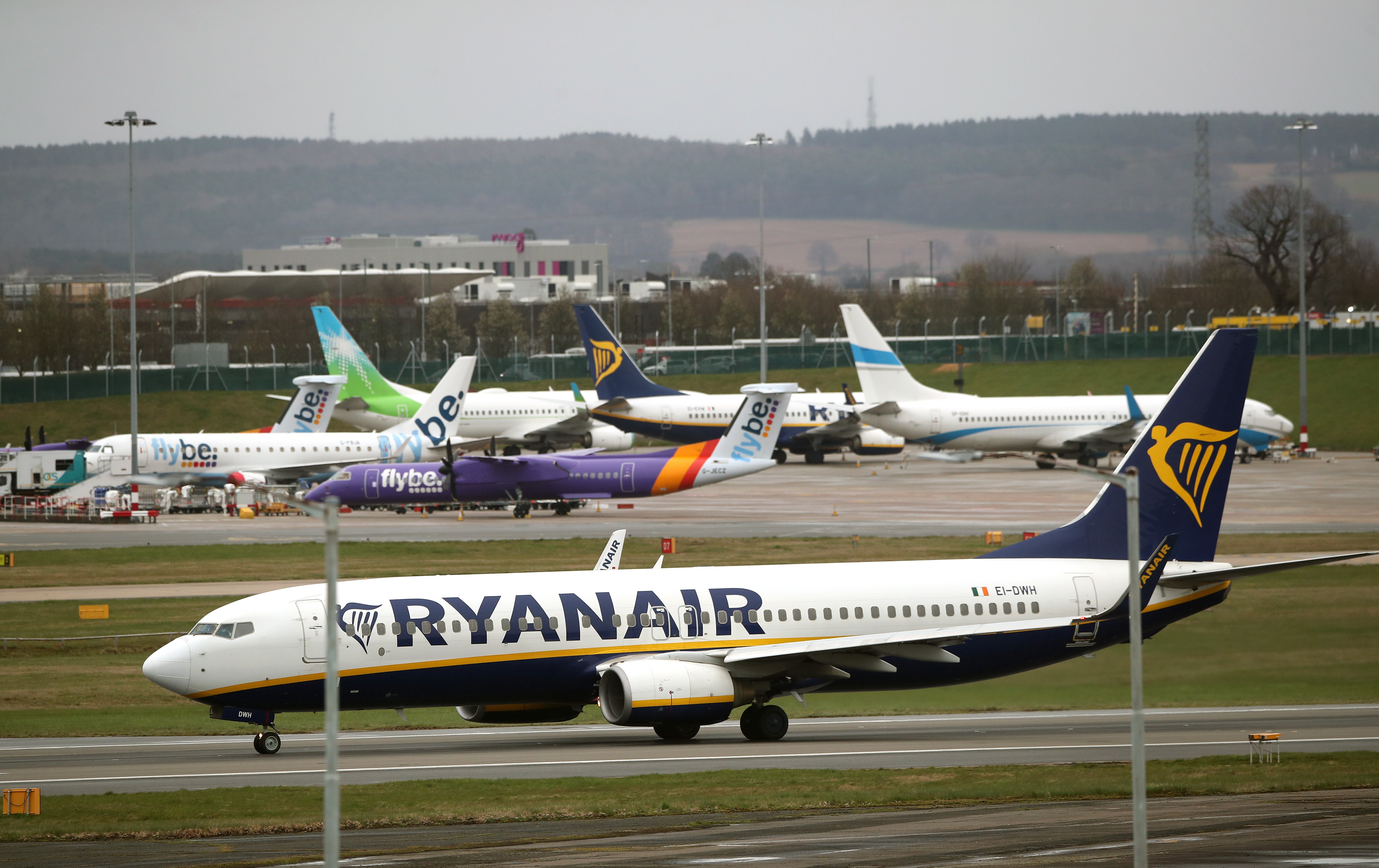 Ryanair has swung to a first-quarter profit despite airport disruption and a hit from the Ukraine war, but warned the full-year outlook is unpredictable (Nick Potts/PA)