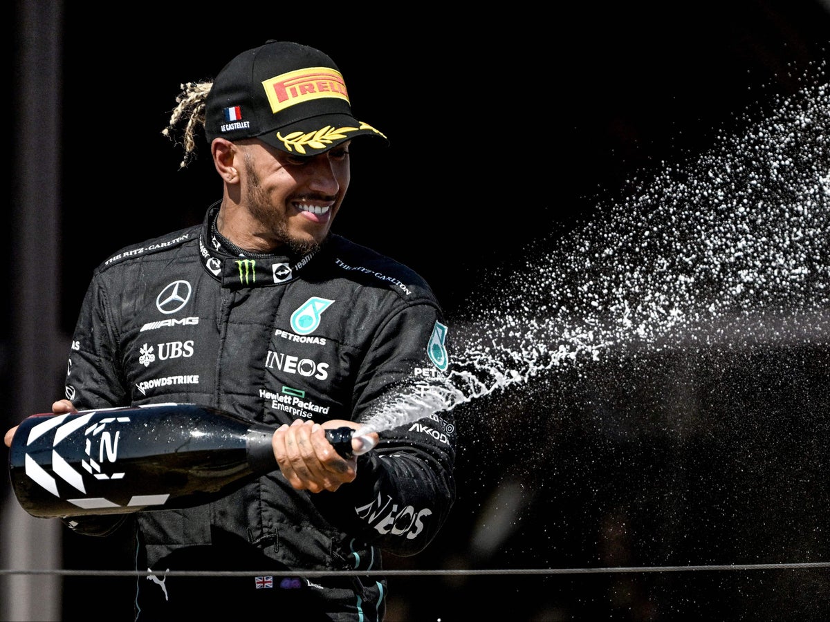 F1 LIVE: Lewis Hamilton insists he has ‘plenty of fuel in the tank’ after best finish of the year in France