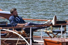 ‘The gift that keeps on giving’: Photograph of Ben Affleck asleep with mouth open on honeymoon goes viral