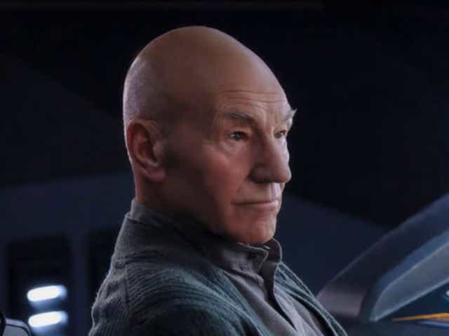 <p>Patrick Stewart as ‘Star Trek’ character Picard</p>