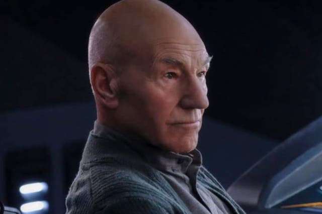 <p>Patrick Stewart as ‘Star Trek’ character Picard</p>