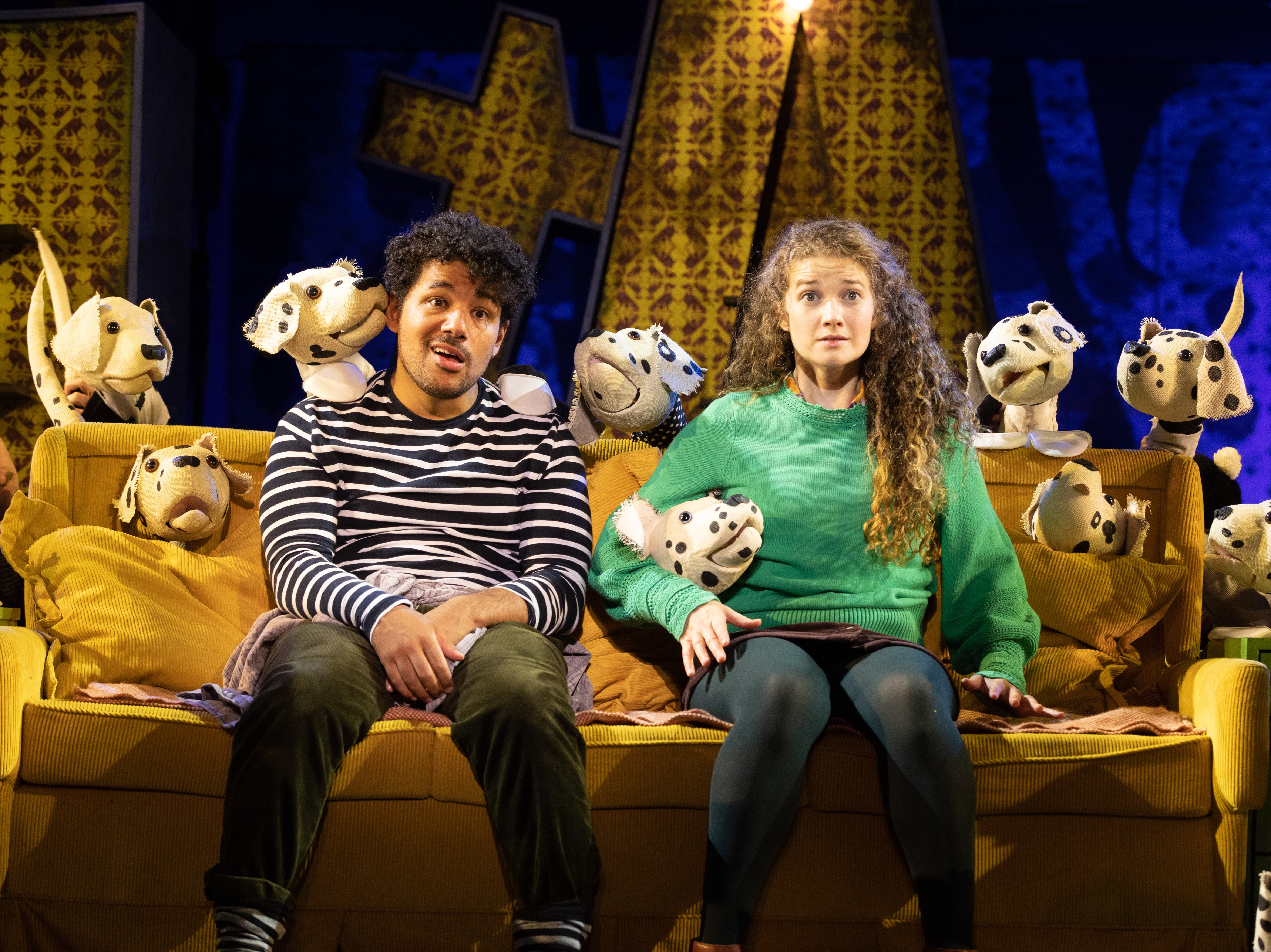 Eric Stroud and Karen Fishwick as Dominic and Danielle in ‘101 Dalmatians'