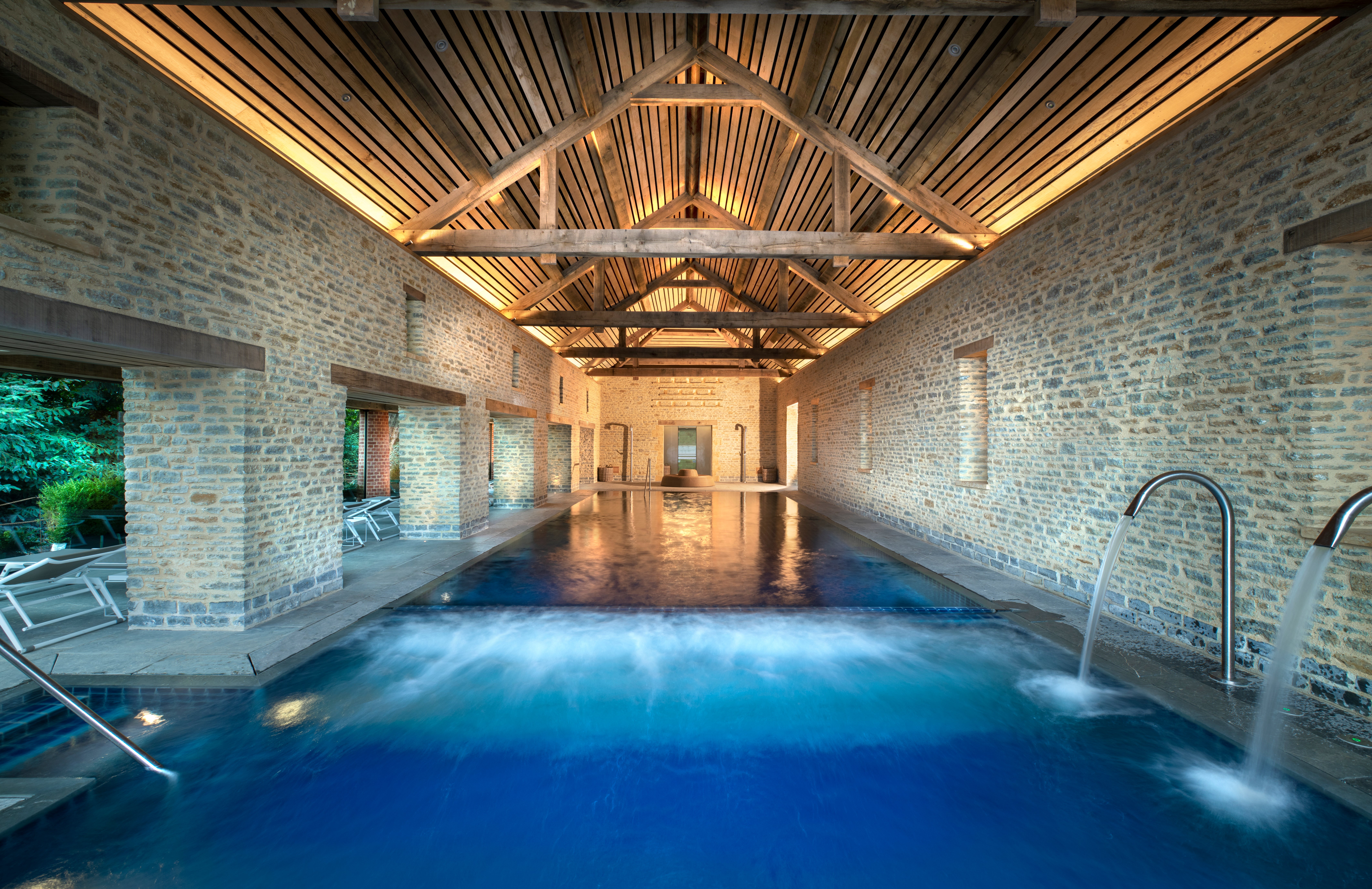 Take a dip after a luxury spa treatment at the Newt