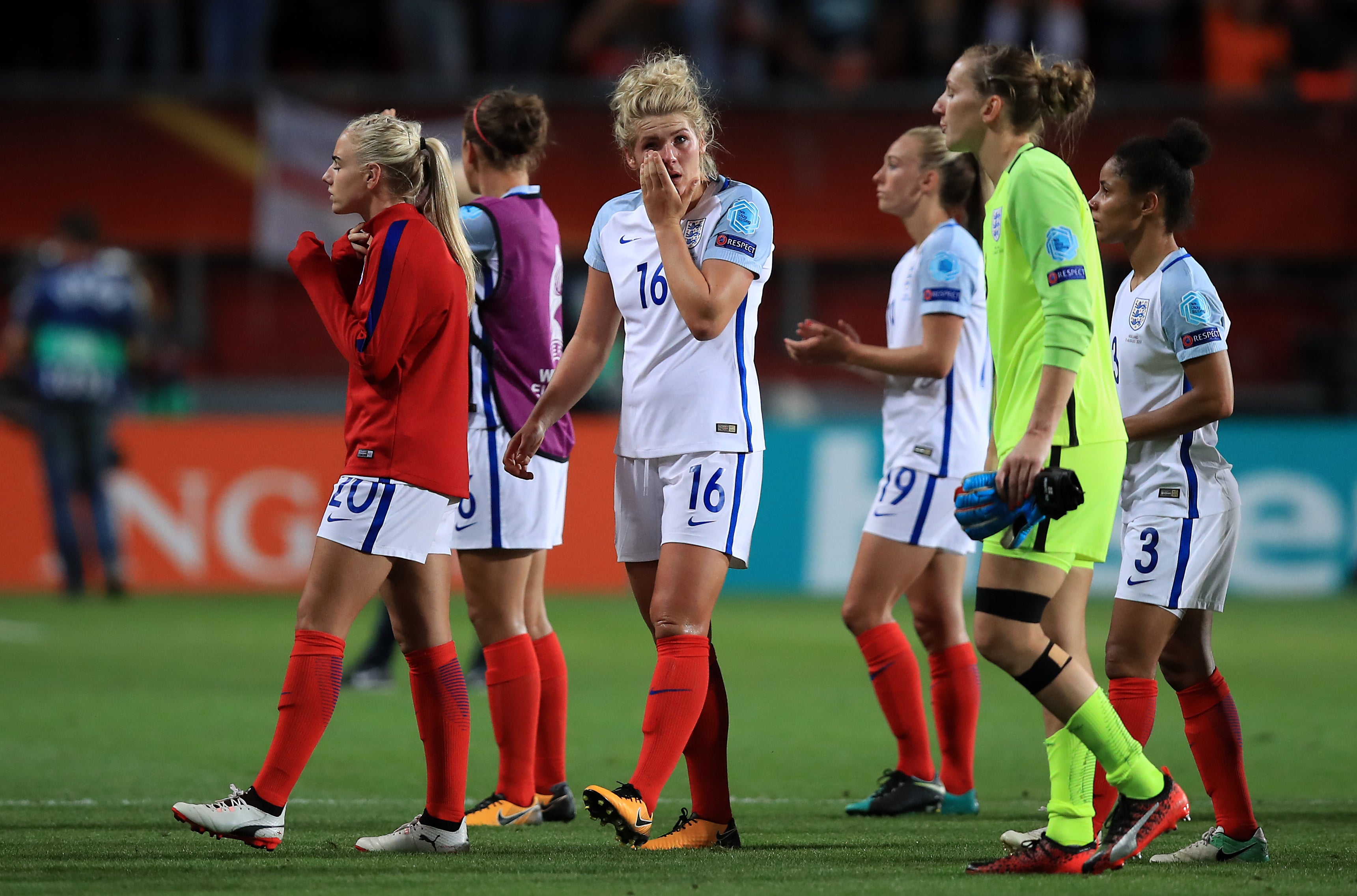 Millie Bright’s own goal rounded off England’s Euro 2017 exit (Mike Egerton/PA)