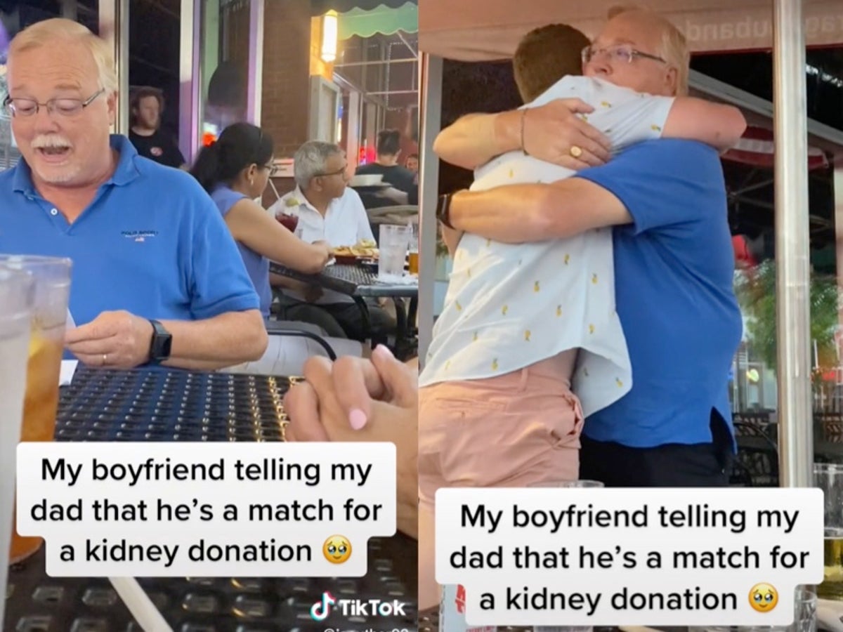 Woman shares ‘amazing’ moment her boyfriend told her father he was kidney donation match