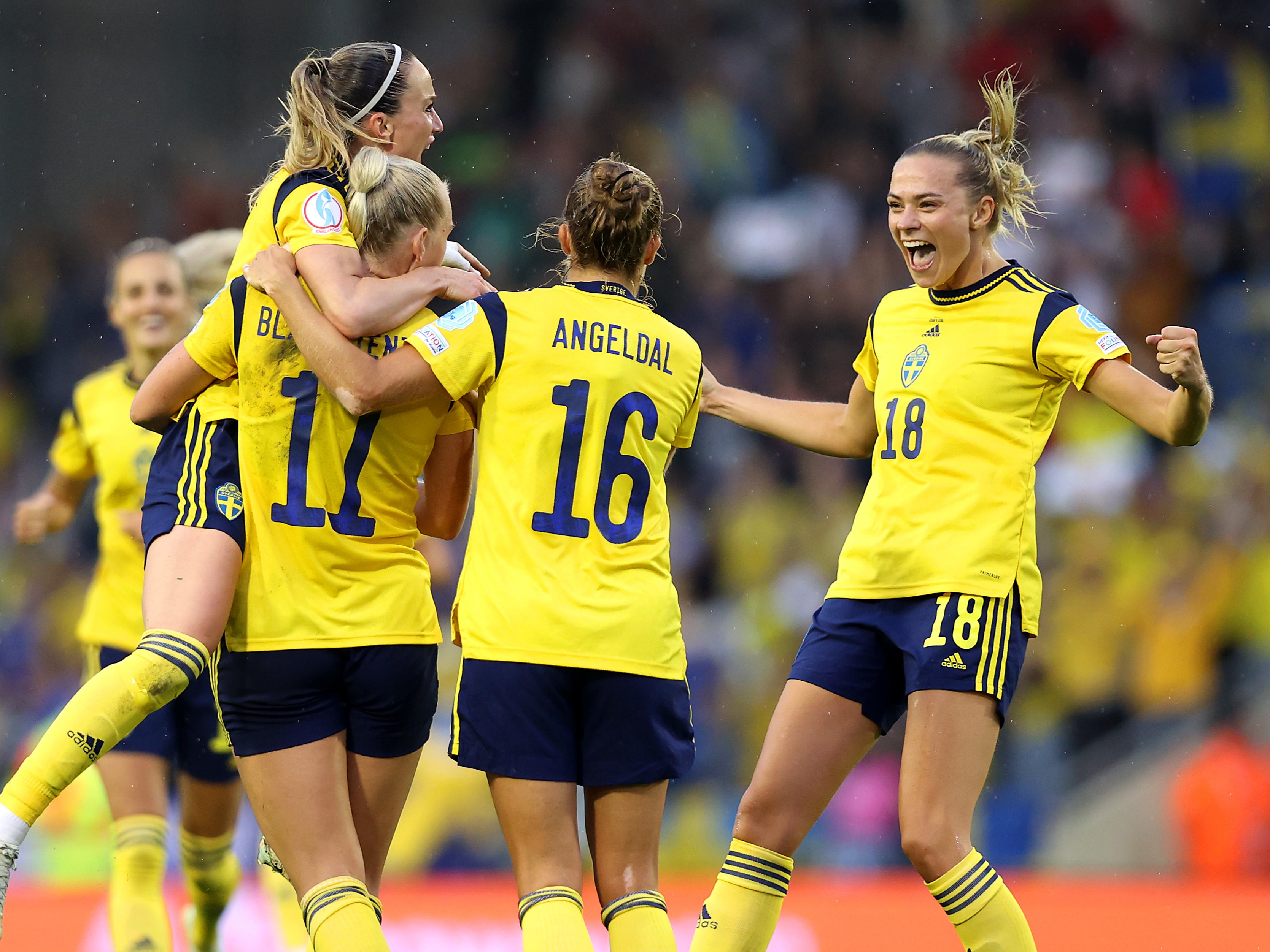Sweden are the highest-ranked team at Euro 2022