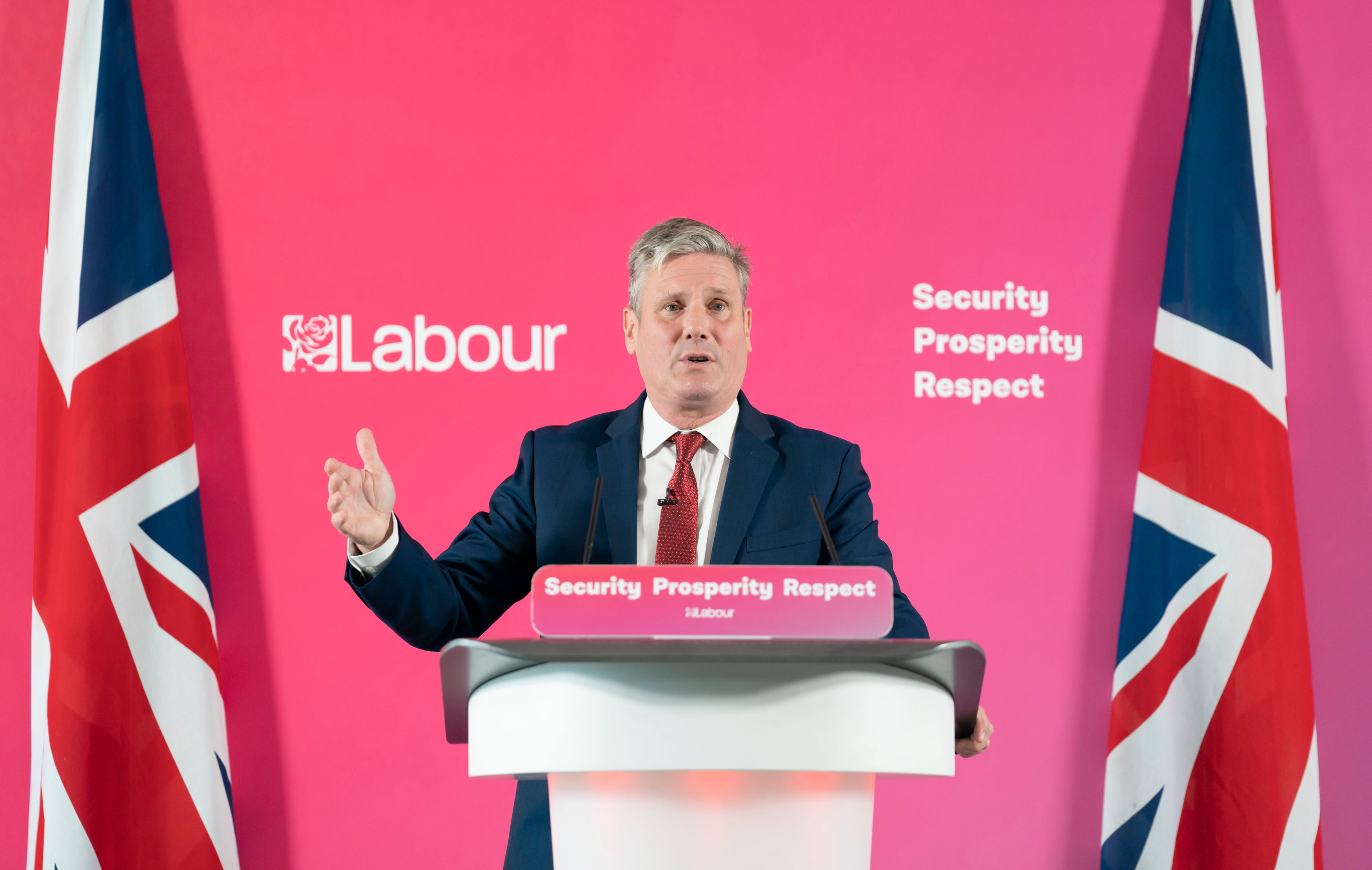 <p>Labour leader Sir Keir Starmer delivers a speech  on Labour's plans for growing the UK economy</p>
