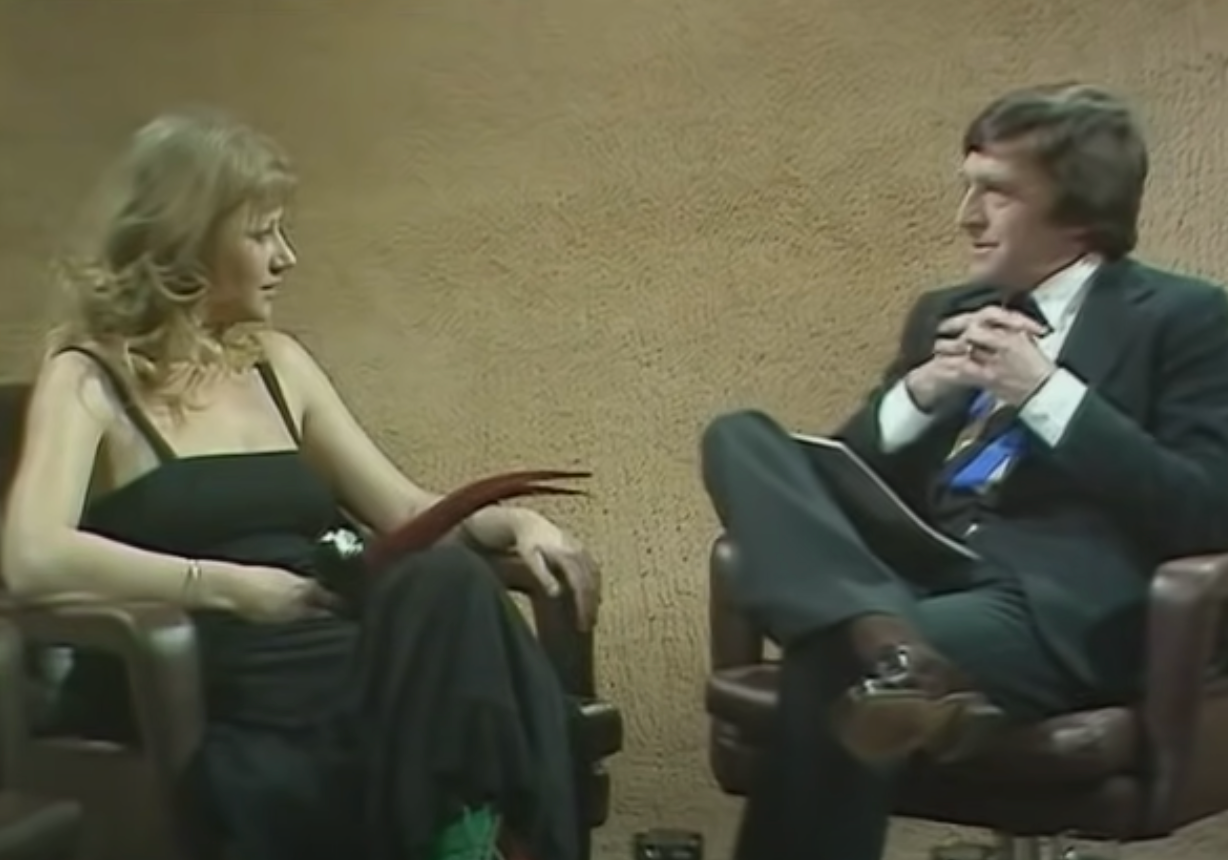 Helen Mirren speaking to Michael Parkinson on his talk-show in 1975