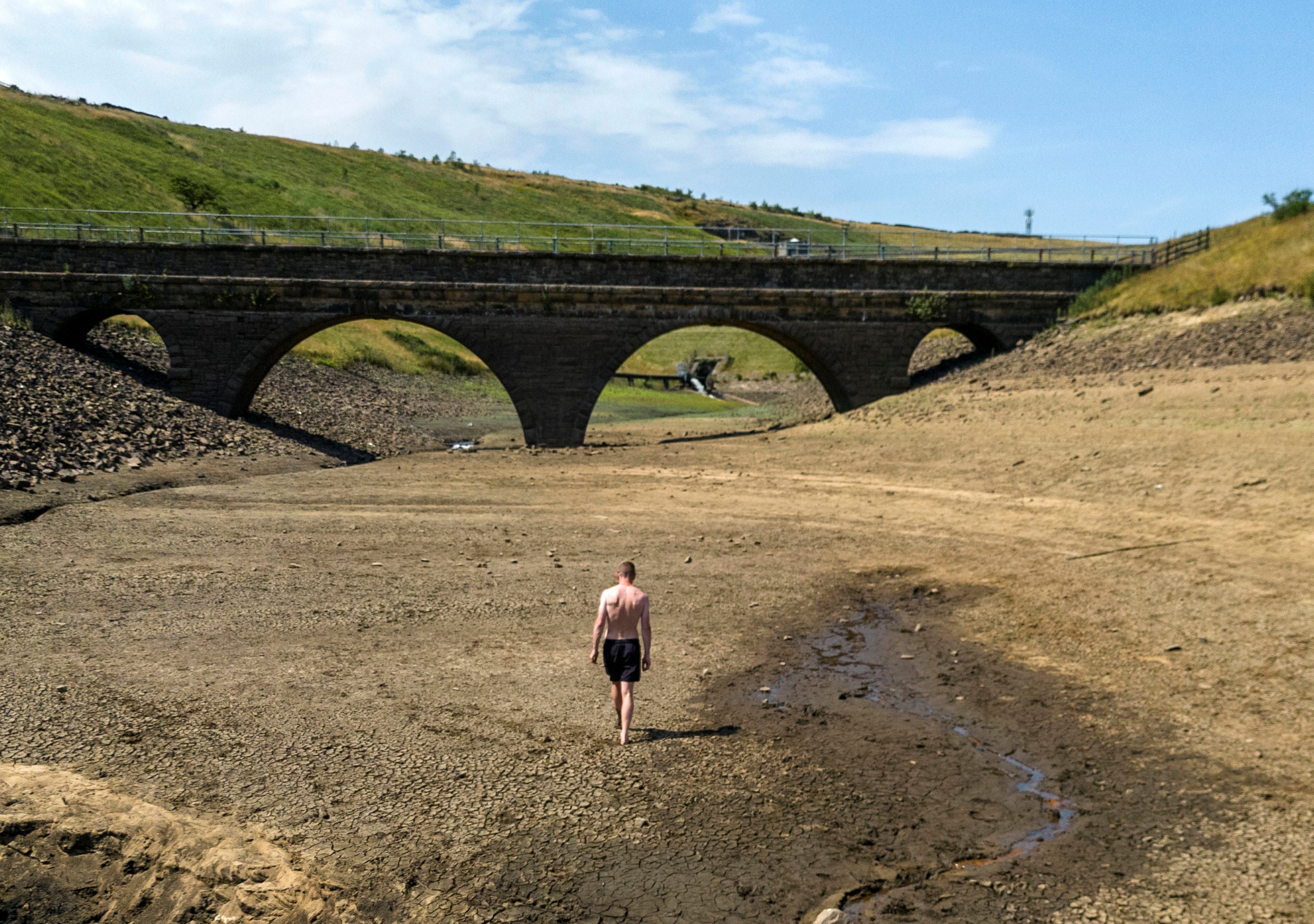 The Met Office recorded only 24 per cent of the expected amount of rain so far this month