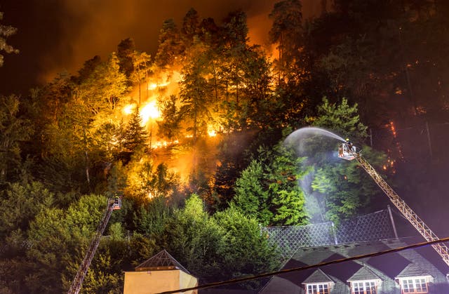 Czech Republic Wildfires