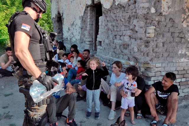 SERBIA-MIGRANTES