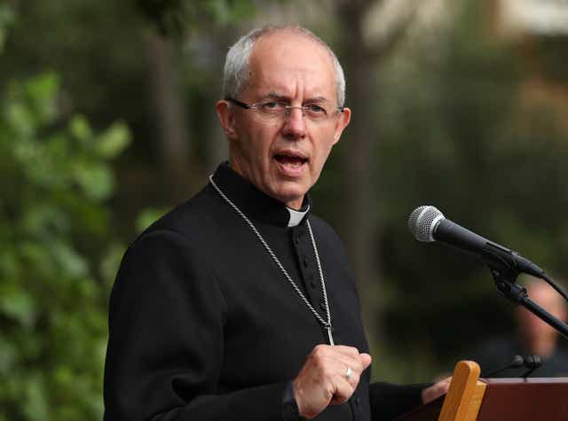 File photo dated 18/07/18 of the Archbishop of Canterbury Justin Welby, who has criticised political leaders who do not offer all people freedom, safety and opportunity. Welby told a human rights conference in London: “When you as politicians extend freedom of religion or belief, you show you care for your people. When you take it away, you show indifference”. Issue date: Tuesday July 5, 2022.