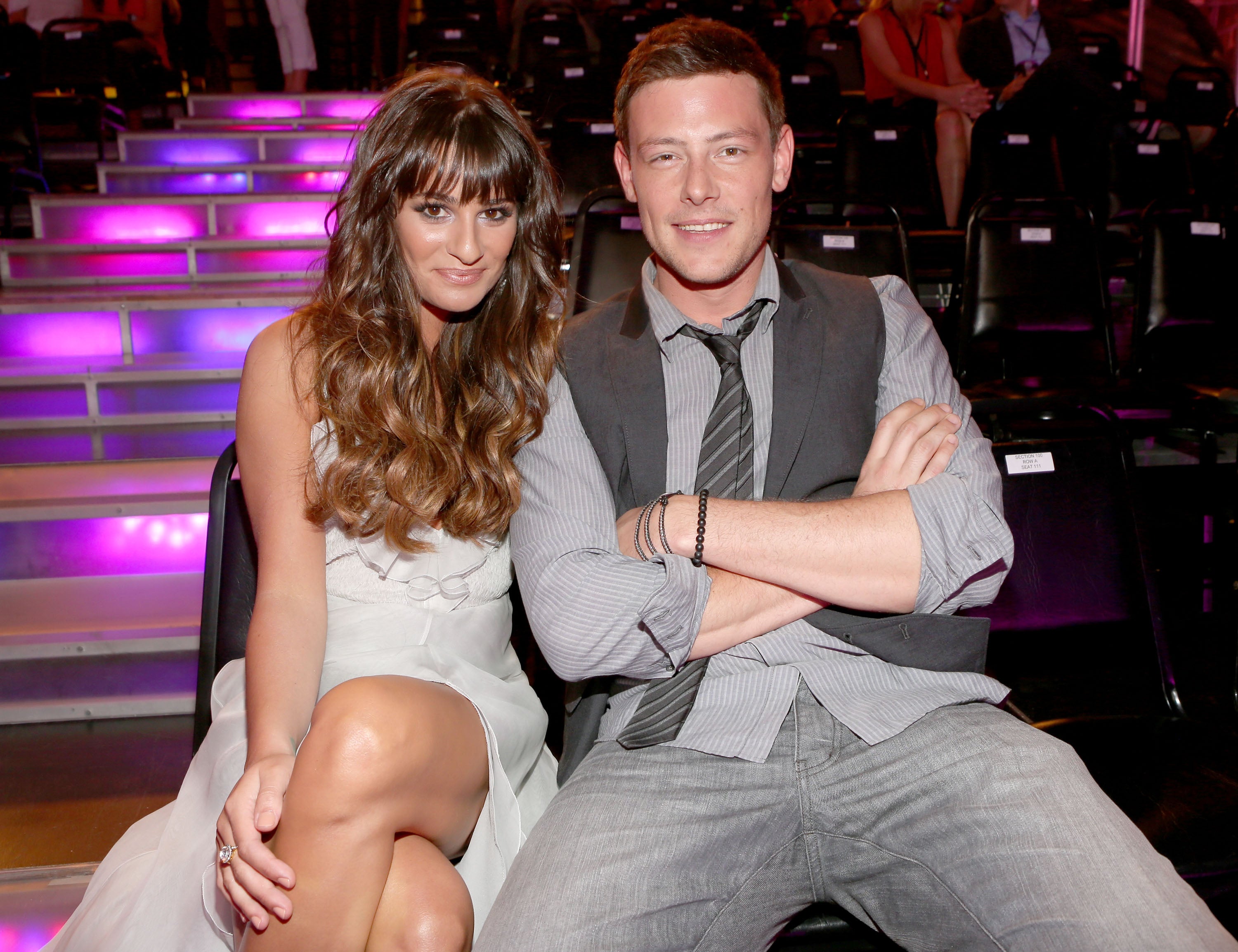 Glee s Lea Michele opens up about filming Cory Monteith tribute